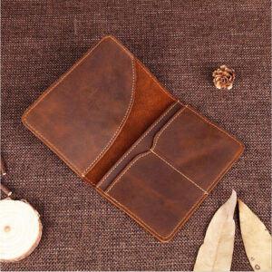 Handmade Leather Passport Cover